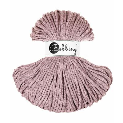 Bobbiny Premium Kordel 5 mm x 100 m Mauve