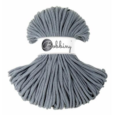 Bobbiny Premium Kordel 5 mm x 100 m Steel