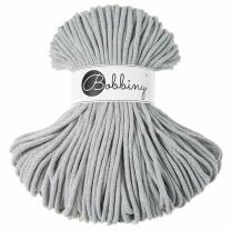 Bobbiny Premium Kordel 5 mm x 100 m Light Grey