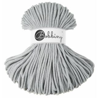Bobbiny Premium Kordel 5 mm x 100 m Light Grey