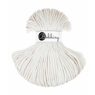 Bobbiny Premium Kordel 5 mm x 100 m Off White