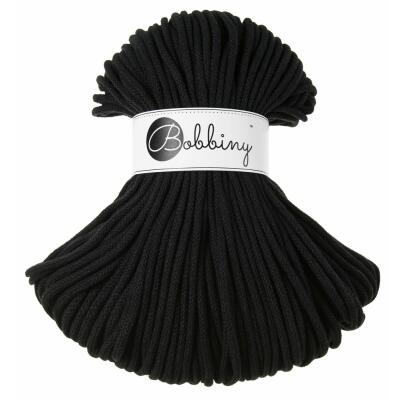 Bobbiny Premium Kordel 5 mm x 100 m Black