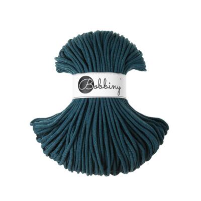 Bobbiny Premium Kordel 5 mm x 100 m Peacock Blue