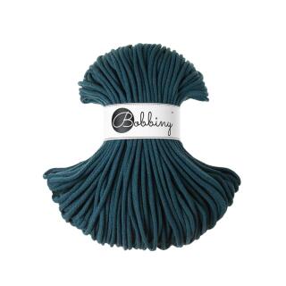 Bobbiny Premium Kordel 5 mm x 100 m Peacock Blue