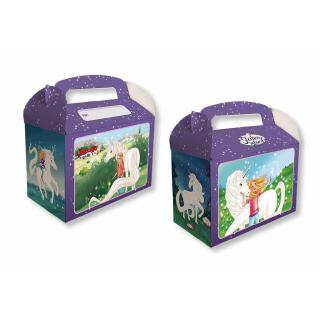 Sternenschweif Einhorn -  Geschenkebox für Mitgebsel, 8 Stück
