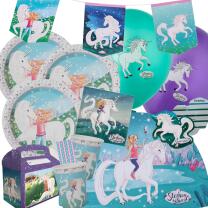 77-teiliges Party-Set - Sternenschweif Einhorn -Teller...