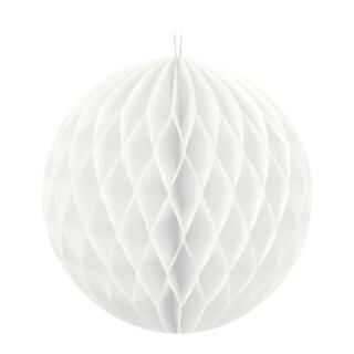 Wabenball aus Papier - Auswahl weiß 10 cm