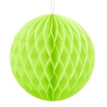 Wabenball aus Papier - Auswahl apfelgrün 10 cm