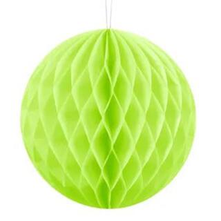 Wabenball aus Papier - Auswahl apfelgrün 10 cm