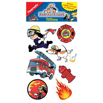 Tattoos - Feuerwehr - Feuerwehrmann Flo, 1 Bogen
