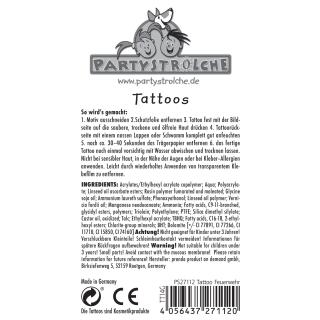 Tattoos - Feuerwehr - Feuerwehrmann Flo, 1 Bogen