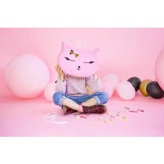 Pinata Katze pink 35 cm