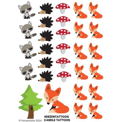 Kerzentattoos Fuchs