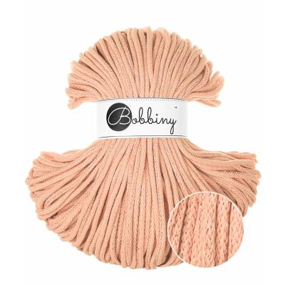 Bobbiny Premium Kordel 5 mm x 100 m Unicolor Peach Fuzz
