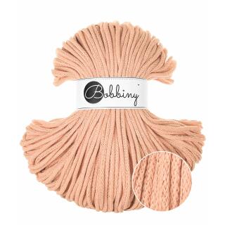 Bobbiny Premium Kordel 5 mm x 100 m Unicolor Peach Fuzz