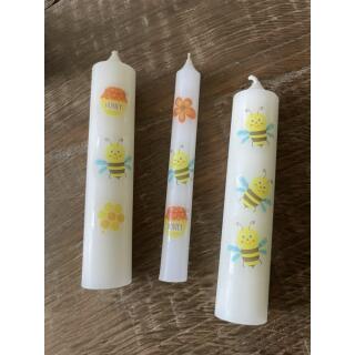 Kerzentattoos Biene Happy Birthday