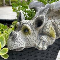 Gartenfigur - Kantenlieger Drache  (45137)
