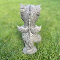 Gartenfigur - Drache macht Yoga (GD343)
