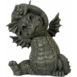 Gartenfigur - Gartendrache - Drache streckt sich (GD190)