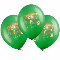 Schulanfang  - Luftballons, 6 Stück