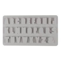 Silikon Gießform Mini ABC - Buchstaben