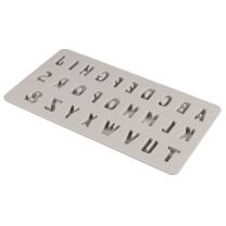 Silikon Gießform Mini ABC - Buchstaben