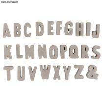 Silikon Gießform Mini ABC - Buchstaben