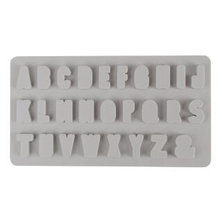 Silikon Gießform Mini ABC - Buchstaben
