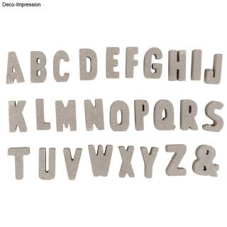 Silikon Gießform Mini ABC - Buchstaben