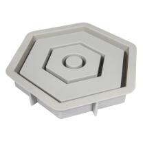 Silikon Gießform Kerzenständer Hexagon +...