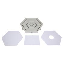 Silikon Gießform Kerzenständer Hexagon +...