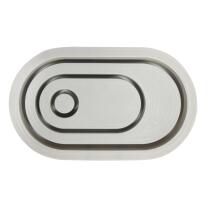 Silikon Gießform Kerzenständer oval + Folienschablonen