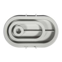 Silikon Gießform Kerzenständer oval + Folienschablonen