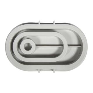 Silikon Gießform Kerzenständer oval + Folienschablonen