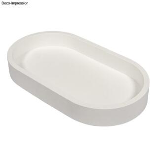 Silikon Gießform Kerzenständer oval + Folienschablonen