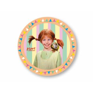 Pippi Langstrumpf Tortenaufleger aus Esspapier - 20 cm