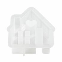 Silikonform Haus ca. 9 x 7 x 1,5 cm (648)