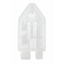 Silikonform Haus ca. 8,5 x 2,5 x 1,5 cm (624)