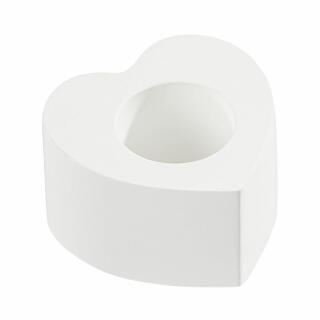 Silikonform Kerzenhalter Herz ca. 4,5 x 2,5 cm (617)