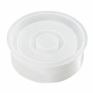 Silikonform Kerzenhalter rund ca. 7 x 2,5 cm (618)