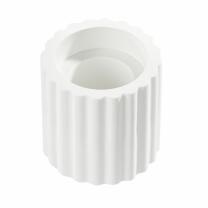 Silikonform Kerzenhalter rund geriffelt ca. 4 x 4 cm (620)