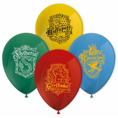 Harry Potter - Luftballons Hogwarts Houses (procos), 8 Stück