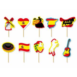 Spanien - Party-Picker, 20 Stück