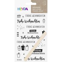 Rubbelsticker Rub-on "Frohe Weihnachten"  -...