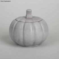 Silikon Gießform Kürbis  mit Deckel 10 cm