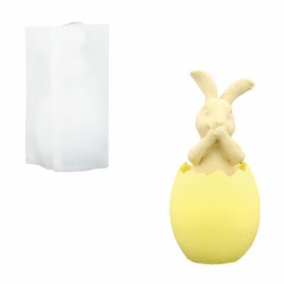Silikon Gießform Hase im Ei