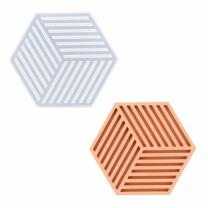Silikon Gießform Hexagon 16 x14 cm
