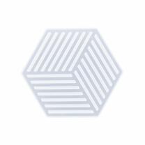 Silikon Gießform Hexagon 16 x14 cm