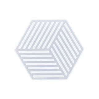 Silikon Gießform Hexagon 16 x14 cm