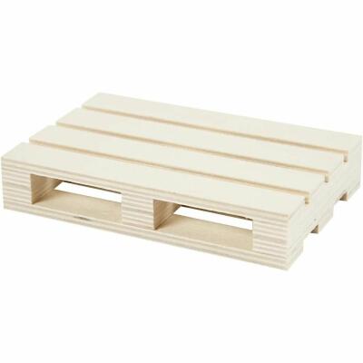 Miniatur - Holzpalette natur 12 x 8 x 2,5 cm